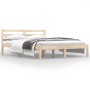 Estructura de cama madera maciza de pino 120x190 cm de vidaXL, Camas y somieres - Ref: Foro24-810400, Precio: 87,75 €, Descue...