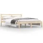 Estructura de cama madera maciza de pino 120x190 cm de vidaXL, Camas y somieres - Ref: Foro24-810400, Precio: 86,36 €, Descue...