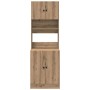Aparador de cocina 2 pcs Roble artesanal 60 x 50 x 180 cm en Armarios de cocina | Comprar online en Foru.es