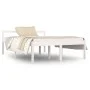 Cama para personas mayores madera maciza pino blanca 140x190 cm de vidaXL, Camas y somieres - Ref: Foro24-810595, Precio: 133...