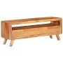 Mueble de TV de madera maciza de acacia 110x30x40 cm en Muebles TV | Comprar online en Foru.es