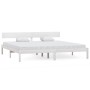 Estructura de cama madera maciza blanco Super King 180x200 cm de vidaXL, Camas y somieres - Ref: Foro24-810163, Precio: 152,9...