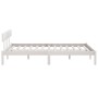 Estructura de cama madera maciza blanco Super King 180x200 cm de vidaXL, Camas y somieres - Ref: Foro24-810163, Precio: 152,9...