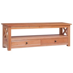 Mueble de TV madera maciza de caoba 115x30x40 cm en Muebles TV | Comprar online en Foru.es