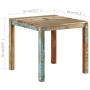 Mesa de comedor de madera maciza reciclada 82x80x76 cm en Mesas de comedor | Comprar online en Foru.es