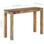 Mesa consola de madera maciza reciclada 110x35x76 cm en Mesas auxiliares | Comprar online en Foru.es