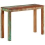 Mesa consola de madera maciza reciclada 110x35x76 cm en Mesas auxiliares | Comprar online en Foru.es