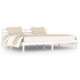 Estructura de cama madera maciza de pino blanco 200x200 cm de vidaXL, Camas y somieres - Ref: Foro24-810451, Precio: 96,53 €,...