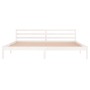 Estructura de cama madera maciza de pino blanco 200x200 cm de vidaXL, Camas y somieres - Ref: Foro24-810451, Precio: 96,53 €,...