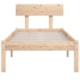 Estructura de cama madera maciza de pino 90x200 cm de vidaXL, Camas y somieres - Ref: Foro24-810132, Precio: 81,58 €, Descuen...