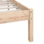 Estructura de cama madera maciza de pino 90x200 cm de vidaXL, Camas y somieres - Ref: Foro24-810132, Precio: 81,58 €, Descuen...