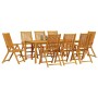 Conjunto de Comedor de Jardín 9 pcs Marrón en Conjuntos de jardín | Comprar online en Foru.es