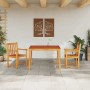 Conjunto de Comedor de Jardín 3 pcs Marrón en Mesas de jardín | Comprar online en Foru.es