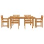 Conjunto de Comedor de Jardín 7 pcs Marrón en Mesas de jardín | Comprar online en Foru.es