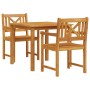 Conjunto de Comedor de Jardín 3 pcs Marrón en Mesas de jardín | Comprar online en Foru.es