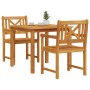 Conjunto de Comedor de Jardín 3 pcs Marrón en Mesas de jardín | Comprar online en Foru.es
