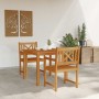 Conjunto de Comedor de Jardín 3 pcs Marrón en Mesas de jardín | Comprar online en Foru.es