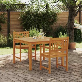 Conjunto de Comedor de Jardín 3 pcs Marrón en Mesas de jardín | Comprar online en Foru.es