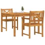 Conjunto de Comedor de Jardín 3 pcs Marrón en Mesas de jardín | Comprar online en Foru.es