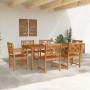 Conjunto de Comedor de Jardín 7 pcs Marrón en Mesas de jardín | Comprar online en Foru.es