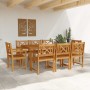 Conjunto de Comedor de Jardín 9 pcs Marrón en Mesas de jardín | Comprar online en Foru.es