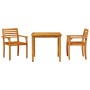 Conjunto de Comedor de Jardín 3 pcs Marrón en Mesas de jardín | Comprar online en Foru.es