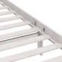 Estructura de cama madera maciza de pino blanco 135x190 cm de vidaXL, Camas y somieres - Ref: Foro24-810123, Precio: 134,16 €...