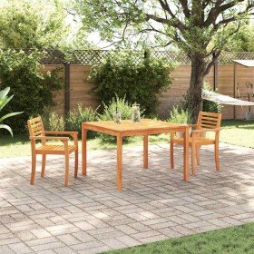 Conjunto de Comedor de Jardín 3 pcs Marrón en Mesas de jardín | Comprar online en Foru.es