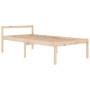 Cama para personas mayores madera maciza de pino 100x200 cm de vidaXL, Camas y somieres - Ref: Foro24-810604, Precio: 114,84 ...