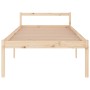 Cama para personas mayores madera maciza de pino 100x200 cm de vidaXL, Camas y somieres - Ref: Foro24-810604, Precio: 114,84 ...