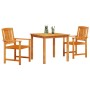 Conjunto de Comedor de Jardín 3 pcs Marrón en Mesas de jardín | Comprar online en Foru.es