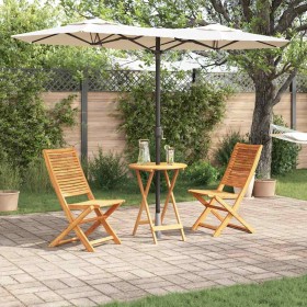Conjunto de Bistro Plegable 3 pcs Marrón en Mesas de jardín | Comprar online en Foru.es