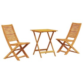 Conjunto de Bistro Plegable 3 pcs Marrón en Mesas de jardín | Comprar online en Foru.es