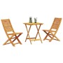 Conjunto de Bistro Plegable 3 pcs Marrón en Mesas de jardín | Comprar online en Foru.es
