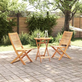 Conjunto de Bistro Plegable 3 pcs Marrón en Mesas de jardín | Comprar online en Foru.es