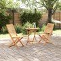 Conjunto de Bistro Plegable 3 pcs Marrón en Mesas de jardín | Comprar online en Foru.es
