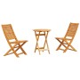 Conjunto de Bistro Plegable 3 pcs Marrón en Mesas de jardín | Comprar online en Foru.es
