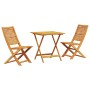 Conjunto de Bistro Plegable 3 pcs Marrón en Mesas de jardín | Comprar online en Foru.es