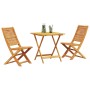 Conjunto de Bistro Plegable 3 pcs Marrón en Mesas de jardín | Comprar online en Foru.es