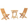 Conjunto de Bistro Plegable 3 pcs Marrón en Mesas de jardín | Comprar online en Foru.es
