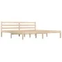 Estructura de cama madera maciza de pino 180x200 cm de vidaXL, Camas y somieres - Ref: Foro24-810445, Precio: 114,14 €, Descu...
