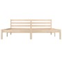 Estructura de cama madera maciza de pino 180x200 cm de vidaXL, Camas y somieres - Ref: Foro24-810445, Precio: 115,80 €, Descu...