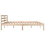 Estructura de cama madera maciza de pino 180x200 cm de vidaXL, Camas y somieres - Ref: Foro24-810445, Precio: 115,80 €, Descu...