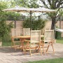 Conjunto de Comedor de Jardín 5 pcs Beige en Mesas de jardín | Comprar online en Foru.es