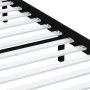 Solid black pine wood bed frame 200x200 cm by vidaXL, Beds and slatted bases - Ref: Foro24-3100613, Price: 153,57 €, Discount: %