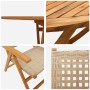 Conjunto de Comedor de Jardín 7 pcs Beige en Mesas de jardín | Comprar online en Foru.es