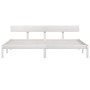 Estructura de cama madera maciza de pino blanco 200x200 cm de vidaXL, Camas y somieres - Ref: Foro24-810168, Precio: 116,52 €...