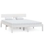 Estructura de cama madera maciza de pino 120x200 cm de vidaXL, Camas y somieres - Ref: Foro24-810143, Precio: 131,79 €, Descu...