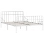 Estructura de cama con somier metal blanco 200x200 cm de vidaXL, Camas y somieres - Ref: Foro24-284607, Precio: 108,96 €, Des...