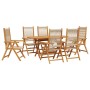 Conjunto de Comedor de Jardín 7 pcs Beige en Mesas de jardín | Comprar online en Foru.es